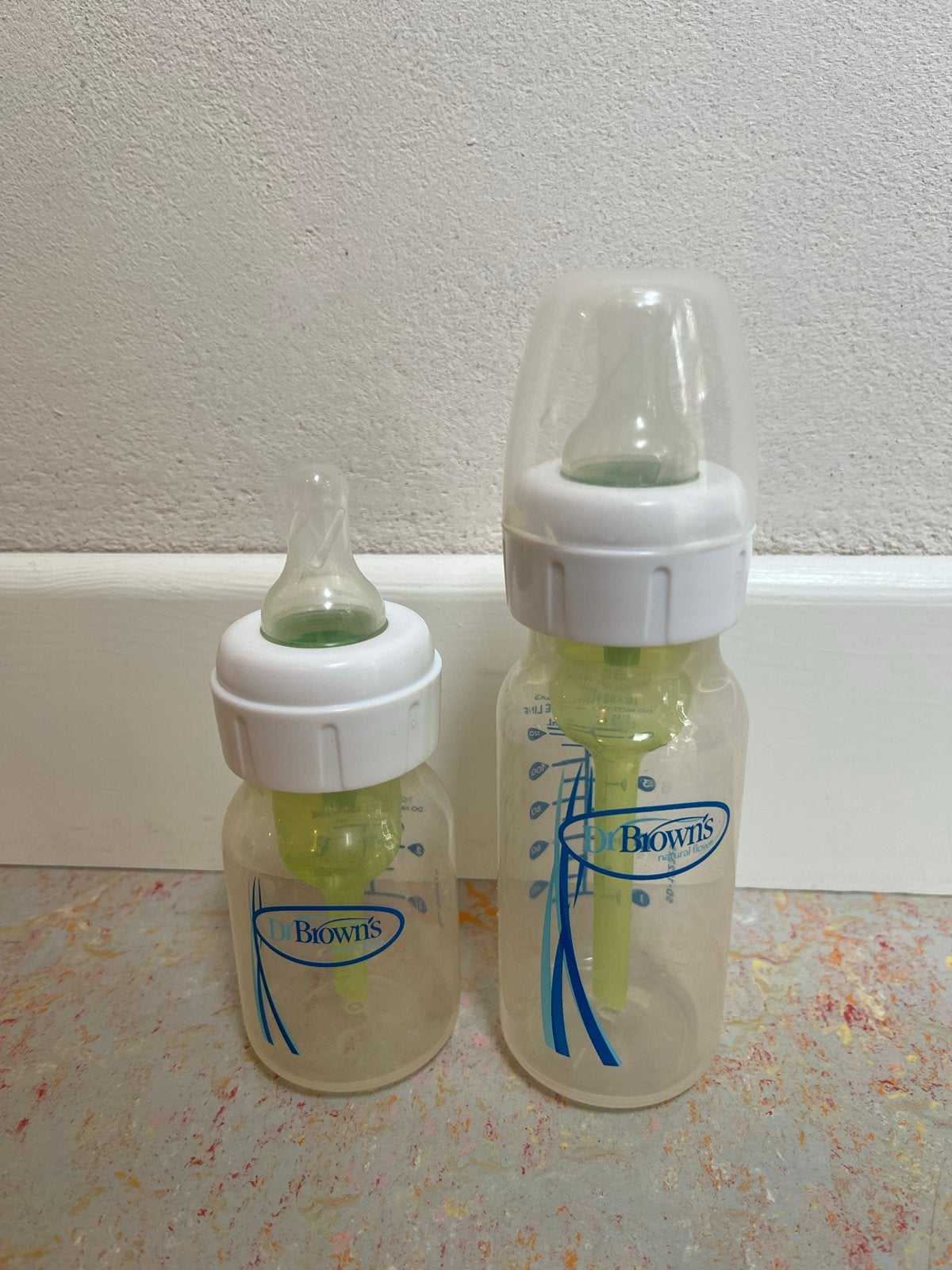 Dr. Brown's babyflessen (2 stuks), Ophalen, Zo goed als nieuw, Babyfles, Dr. Brown's