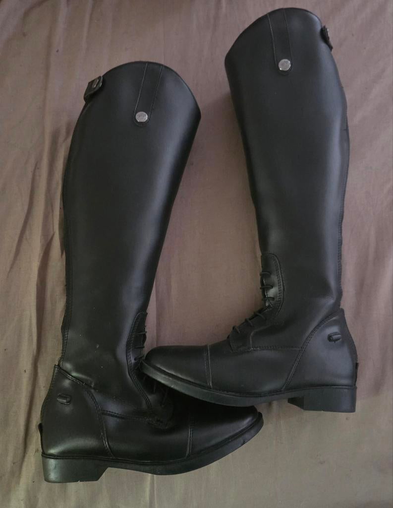 Nieuw Horka gevoerde Rijlaarzen met Rits,  Black - 38, Ophalen of Verzenden, Nieuw, Dressuur, Schoeisel