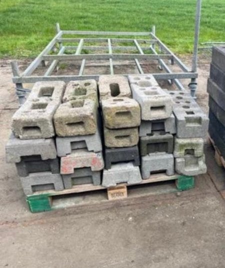 Bouwhek voeten beton, Tuin en Terras, Ophalen, Gebruikt, Overige materialen, Overige typen