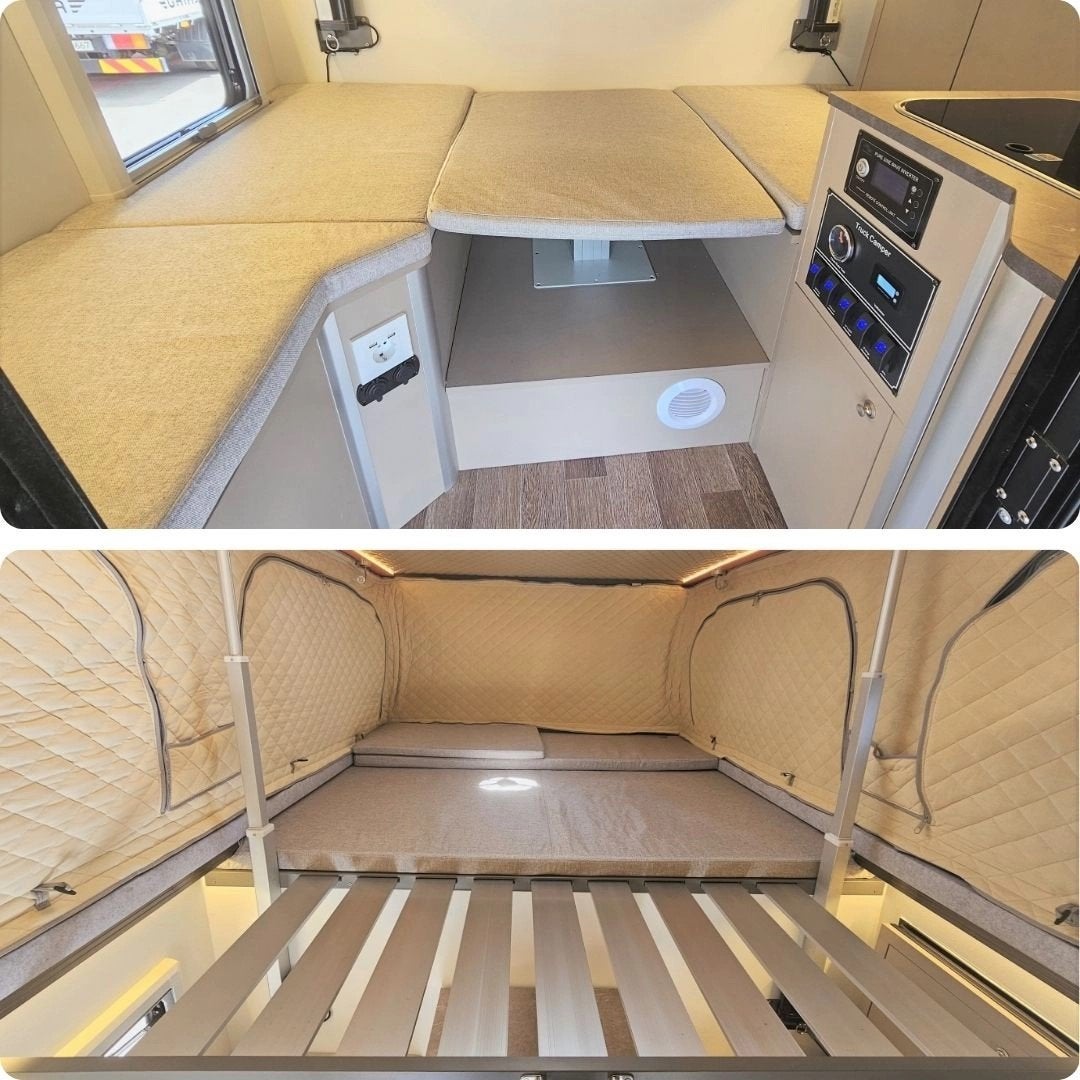 Maxus E TERRON 9 EV 4WD - 120- kWh Premium 5 pers VAN - V.A, Auto's, Automaat, Overige modellen, 2880 kg, Zwart