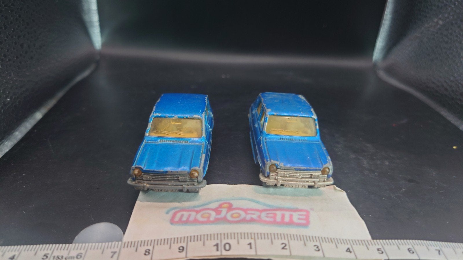 2x Majorette Simca 1100 TL, Ophalen of Verzenden, Gebruikt, Auto, Majorette