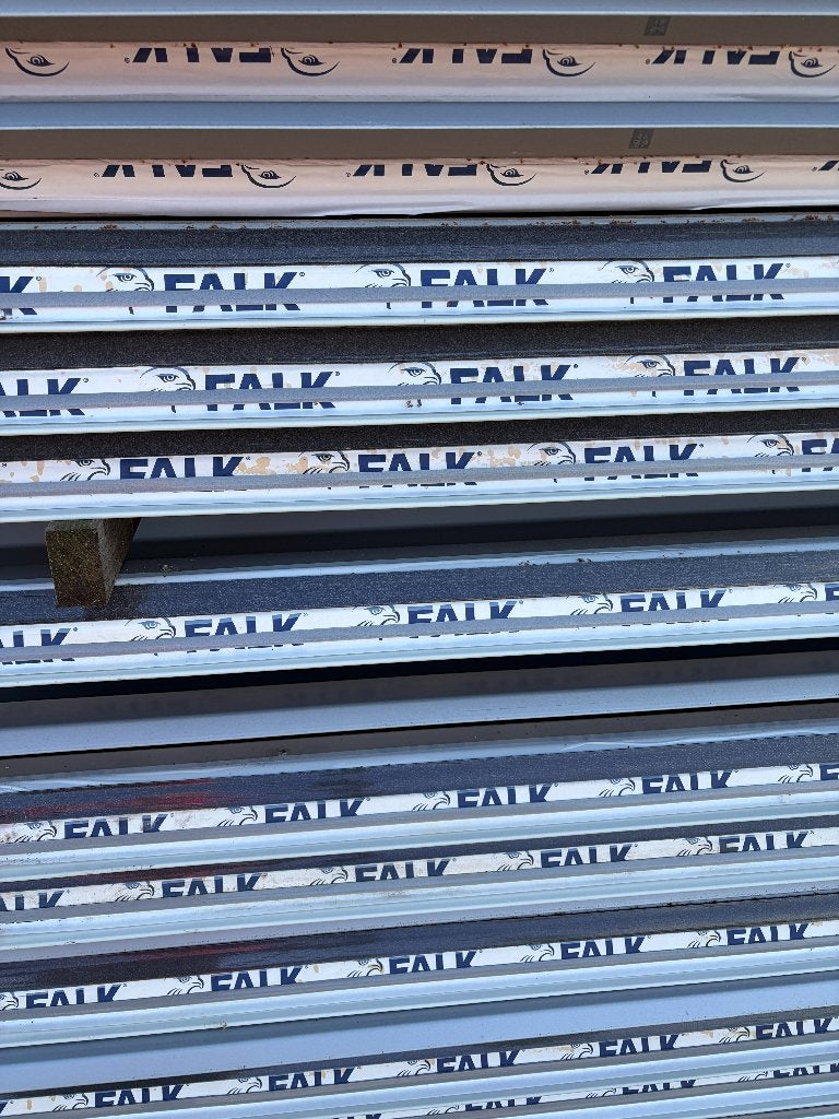 Falk Dakplaten dak platen isolatie sandwichpaneel ( 346 ), 4 tot 8 cm, Gebruikt, Hardschuim (Pir), Nb