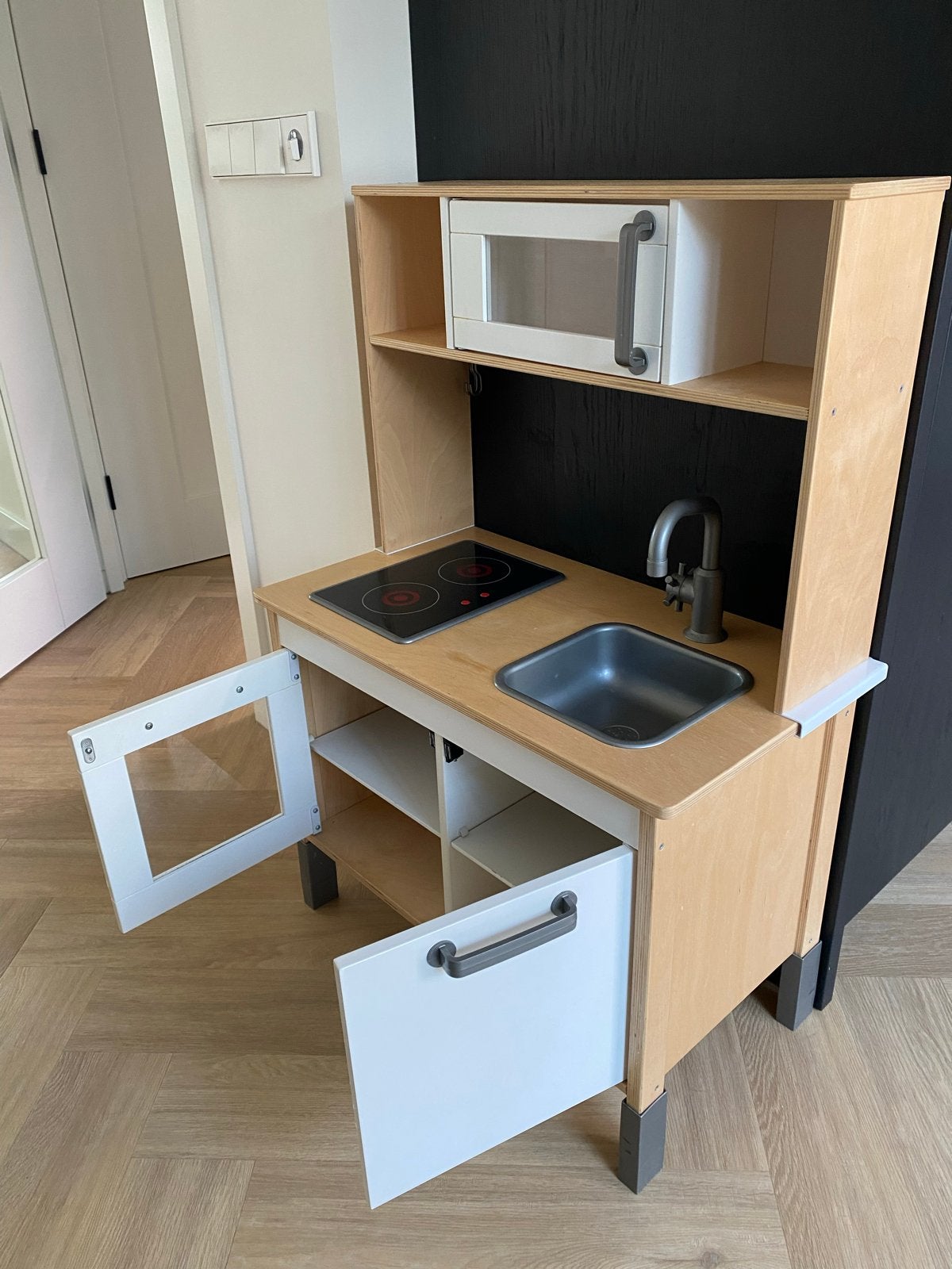 IKEA Speelkeuken met uitgebreide accessoires set, Ophalen, Gebruikt, Hout, Speelkeuken