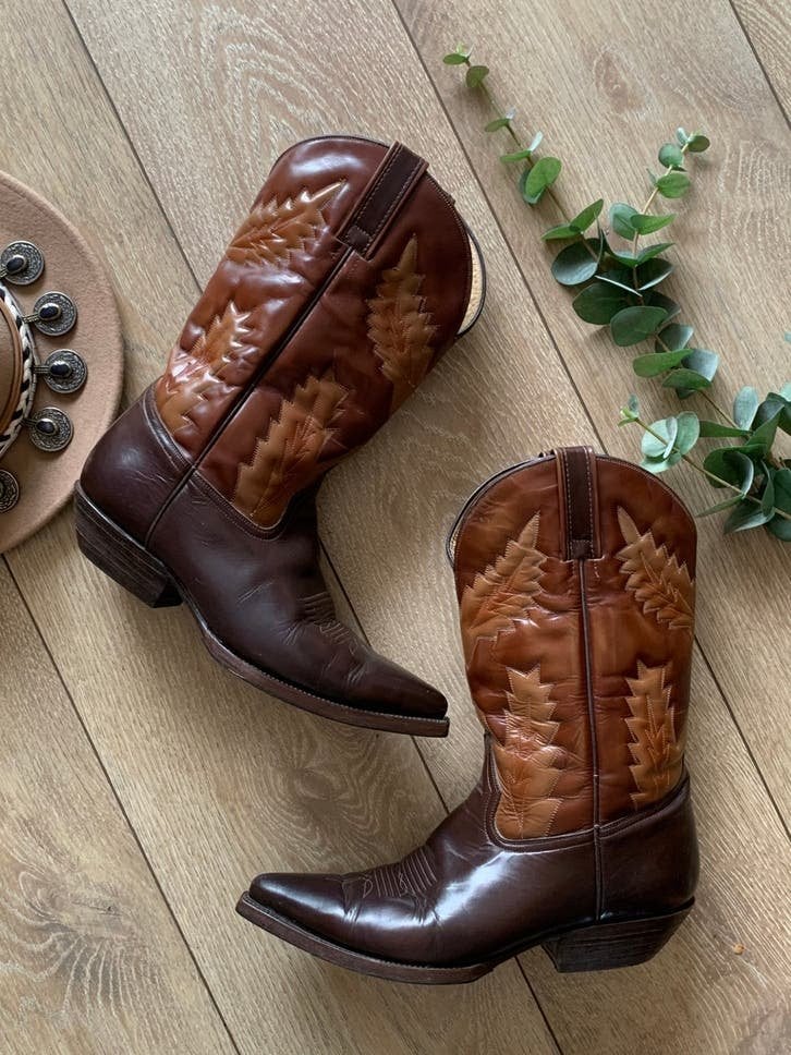 Calamex cowboylaarzen 42 western boots bohemian laarzen, -, Boots, Ophalen of Verzenden, Zo goed als nieuw