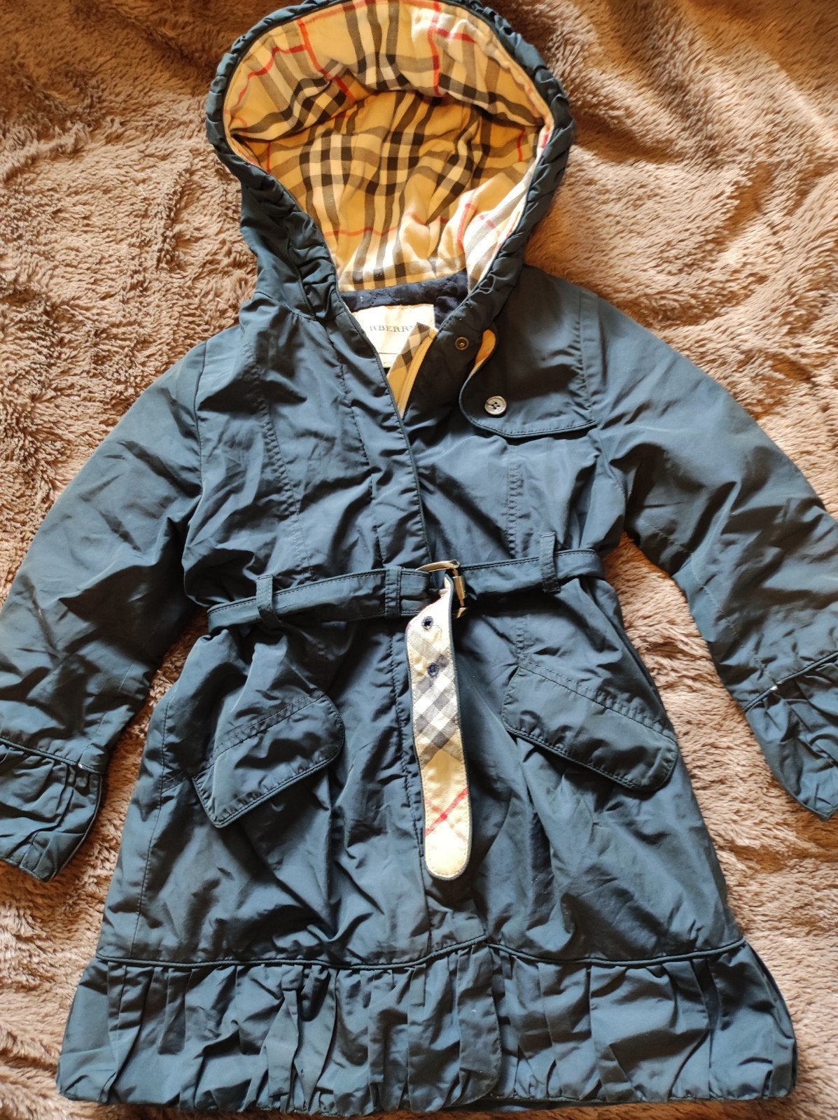 Burberry jasje voor meisjes - maat 104 (4 jaar), Meisje, Ophalen of Verzenden, Zo goed als nieuw, Burberry