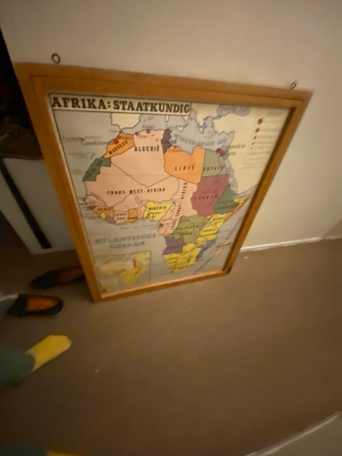 Lijst met verschillende schoolkaarten, Ophalen, Aardrijkskunde