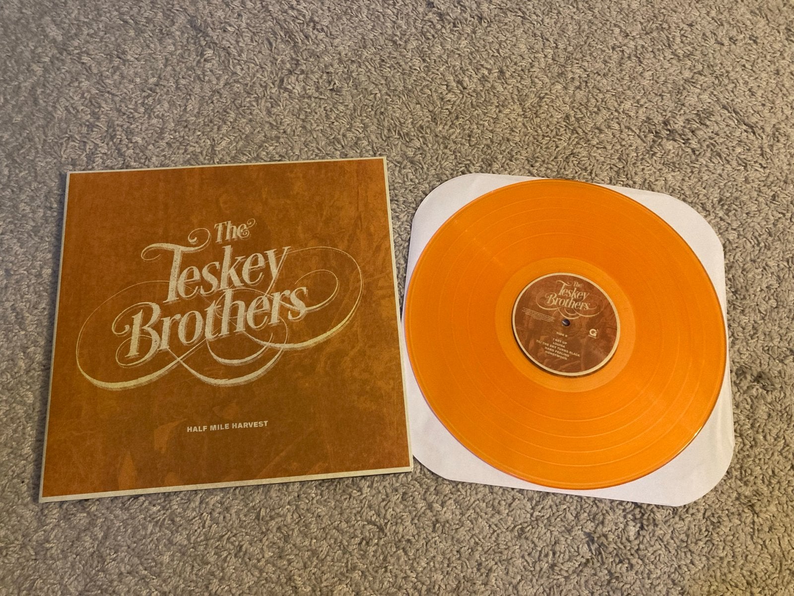 The Teskey Brothers - Half Mile Harvest (Oranje Vinyl) 2 lp, LP, Overige genres, Colored vinyl, Ophalen of Verzenden