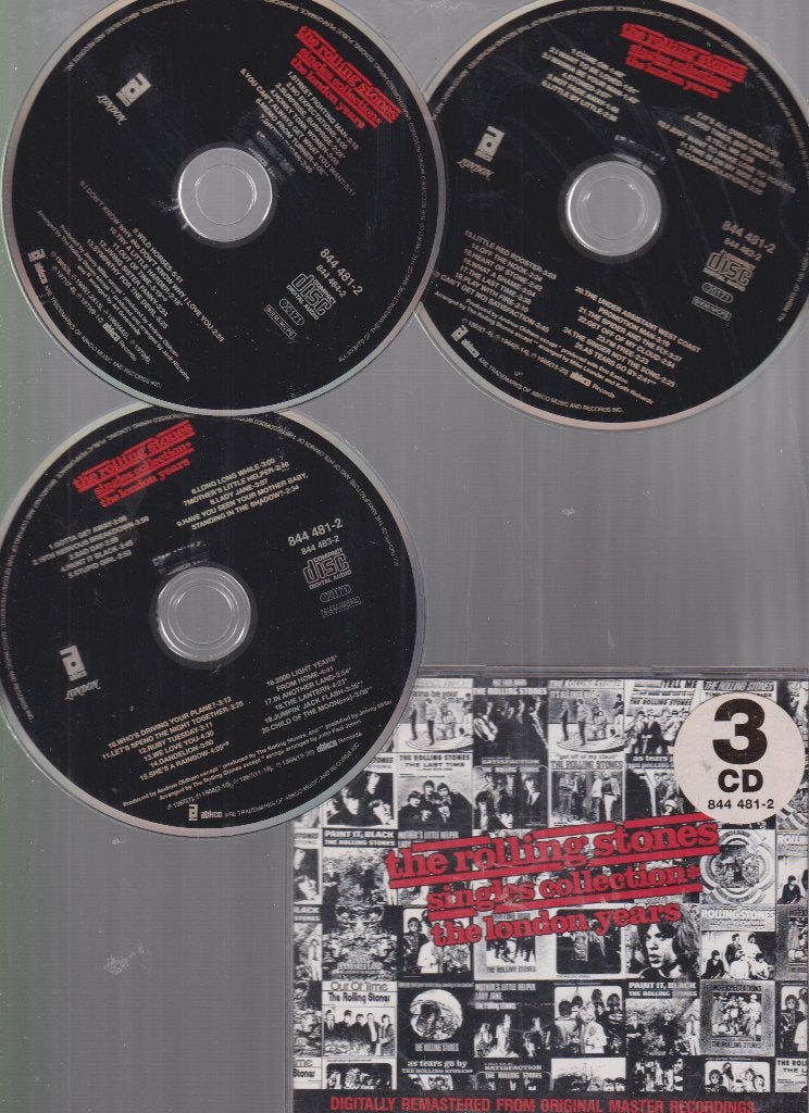 The Rolling Stones - 3 CD Singles Collection, Ophalen of Verzenden, Zo goed als nieuw