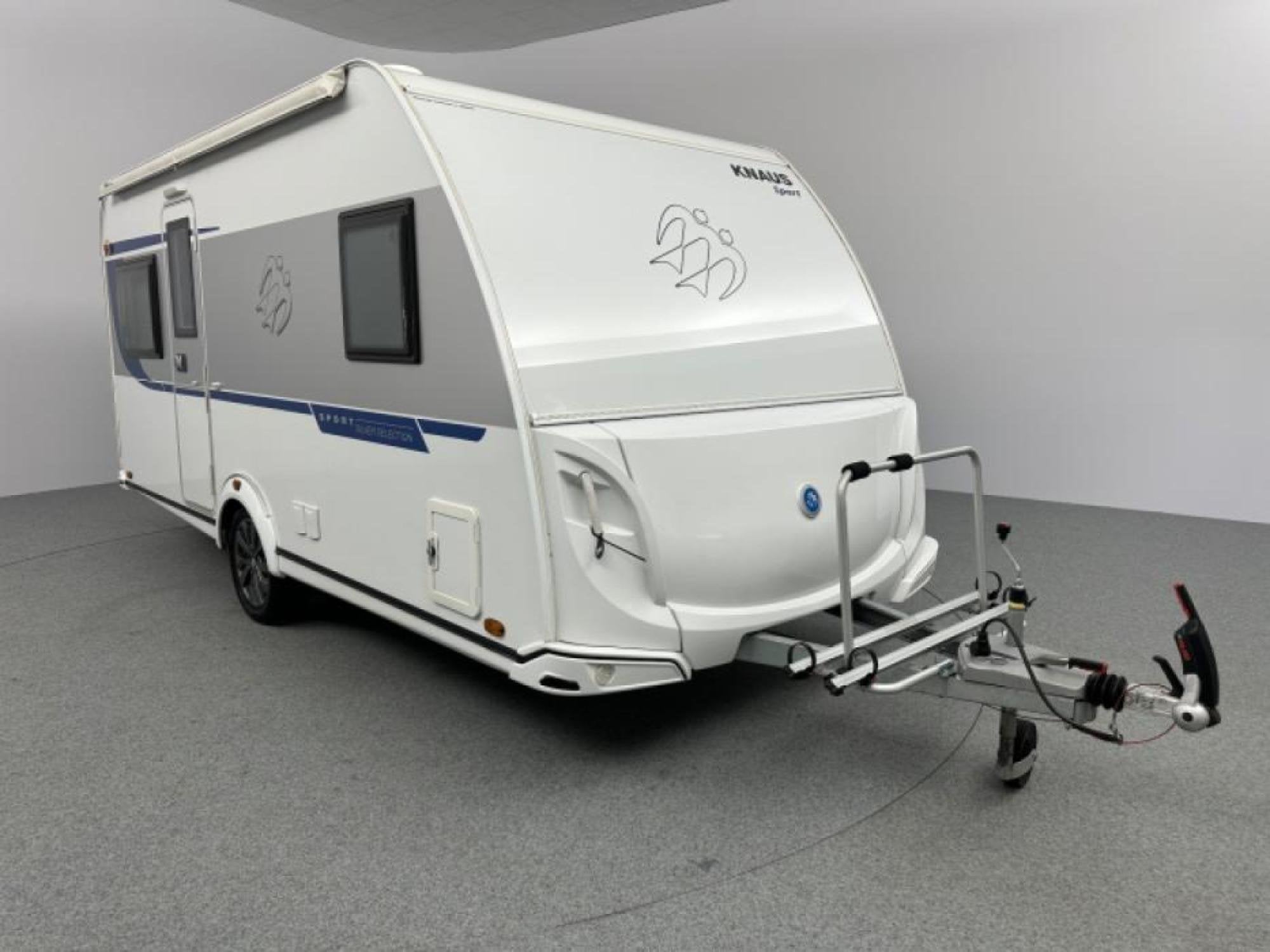 Knaus Sport 450 FU Silver Selection Zakluifel Mover, Caravans en Kamperen, Hordeur, Rondzit, Bedrijf, 4 tot 5 meter