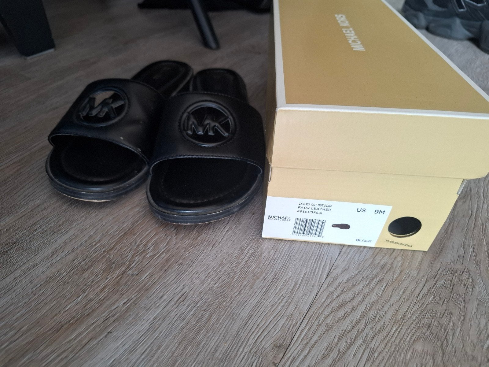 Michael Kors MK Slippers Zwart - Maat 39, Kleding | Dames, Slippers, Michael Kors, Zwart, Ophalen of Verzenden