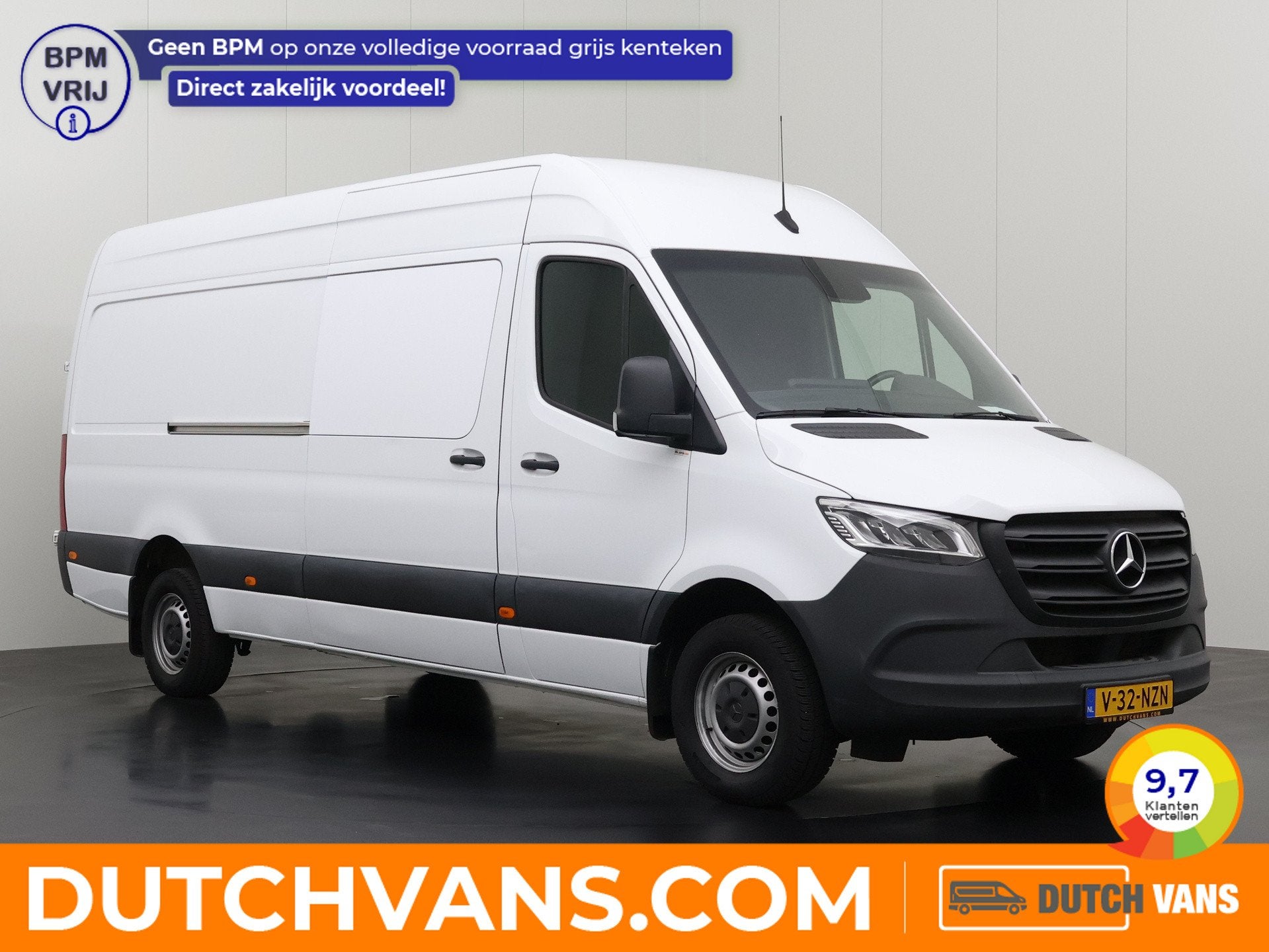 Mercedes-Benz Sprinter 317CDI Automaat L3H2 Maxi | 3500Kg Tr, Automaat, Multifunctioneel stuurwiel, Gebruikt, Zwart