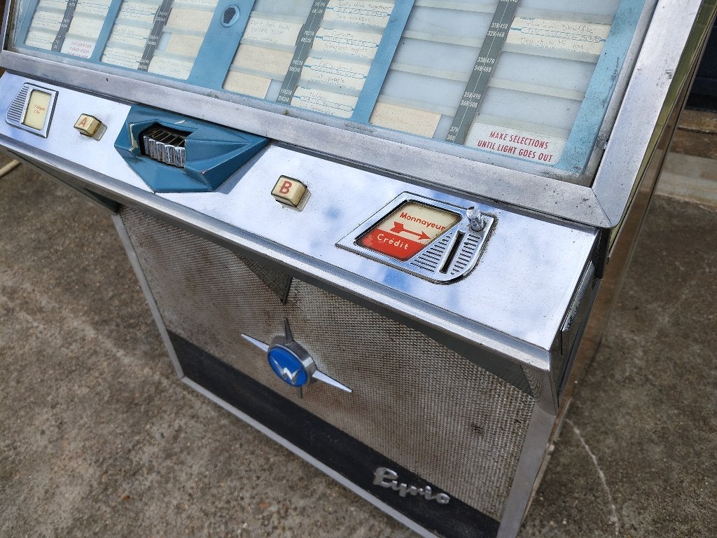 Wurlitzer Lyric E/ Kieswiel (1963) jukebox /opknapper !!, Ophalen, Gebruikt, 1950 tot 1960, Seeburg