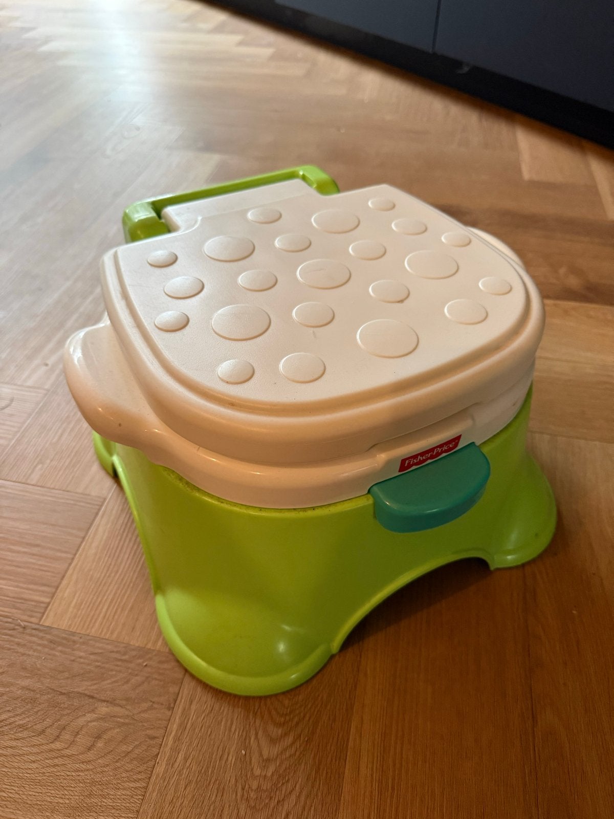 Fisher-Price Potje met Muziek en Geluid - Groen, Ophalen of Verzenden, Gebruikt