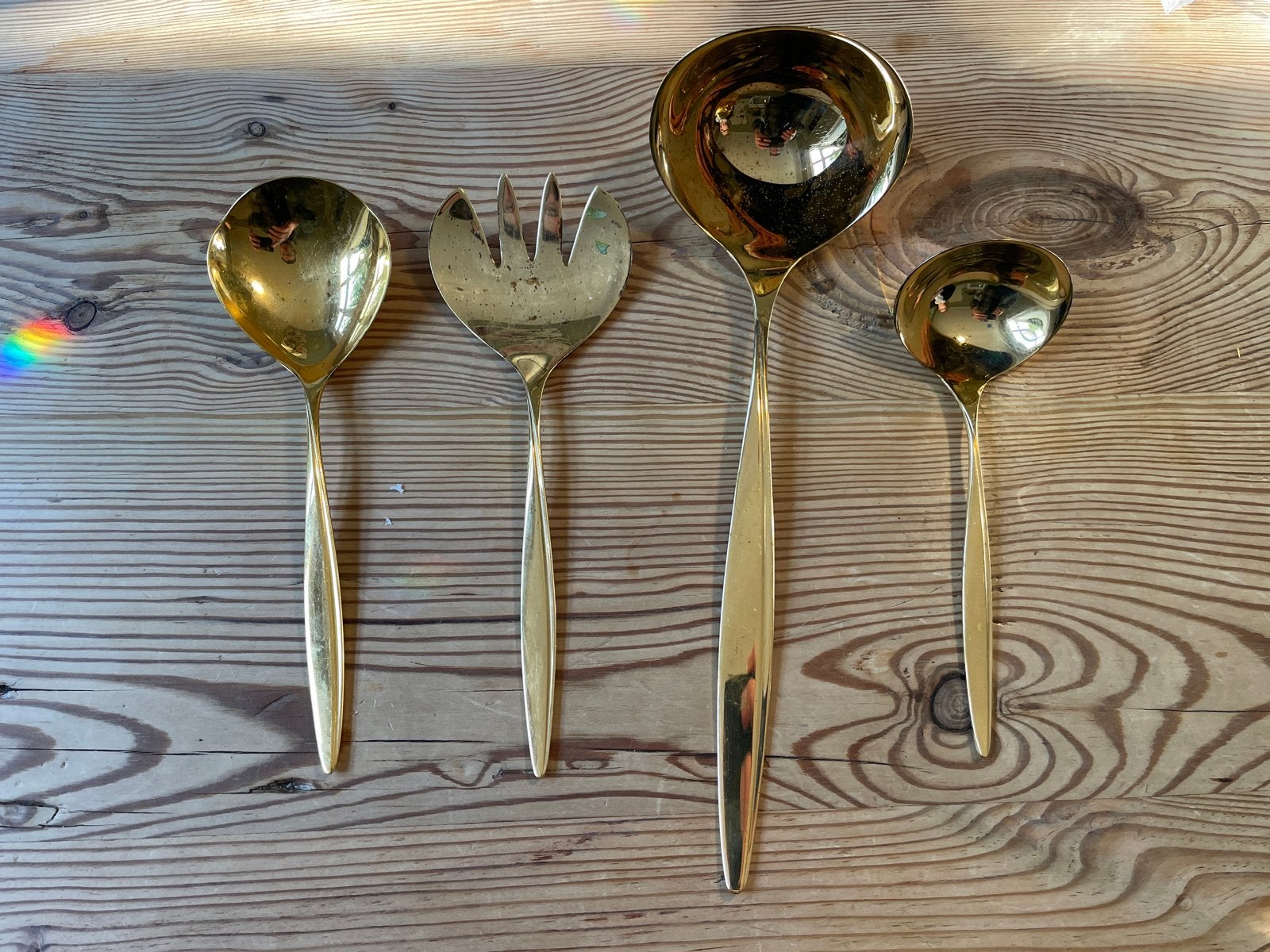 Gouden Bestek Set - 4 Delen WMF 800, Antiek en Kunst, Ophalen of Verzenden