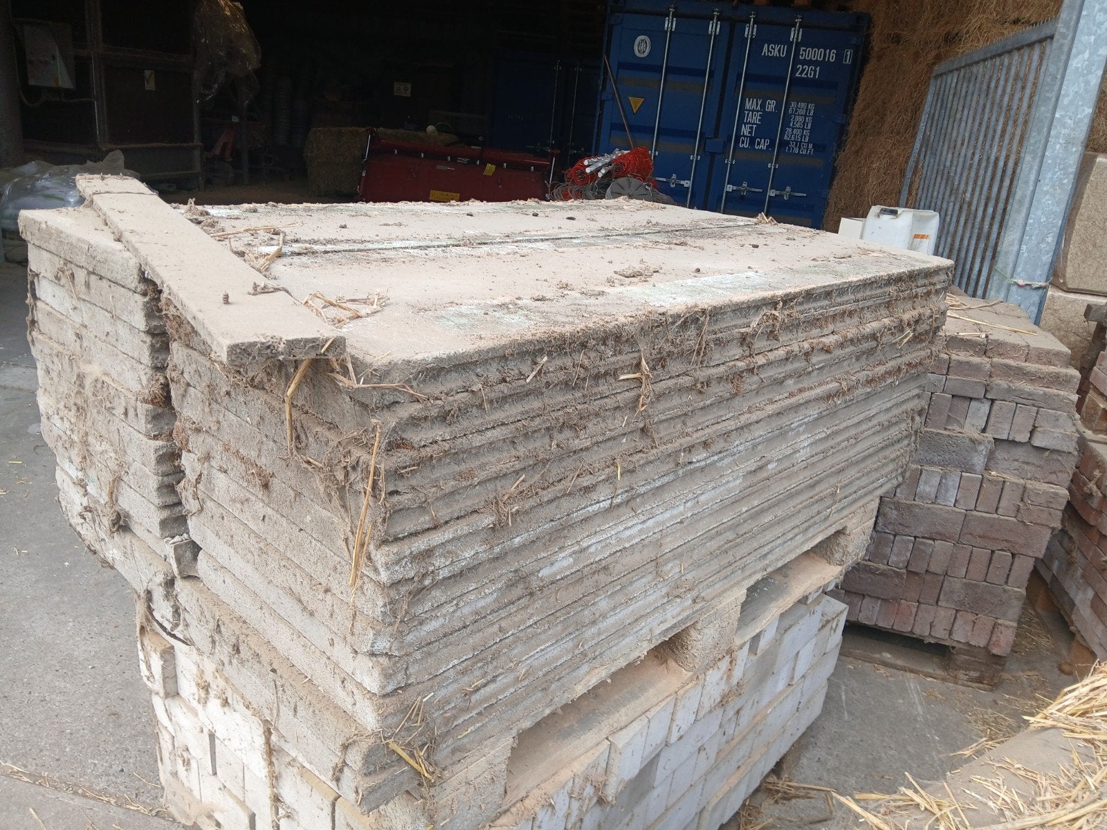 betonnen plaatjes, Ophalen, Gebruikt, 180 tot 250 cm, Overige typen