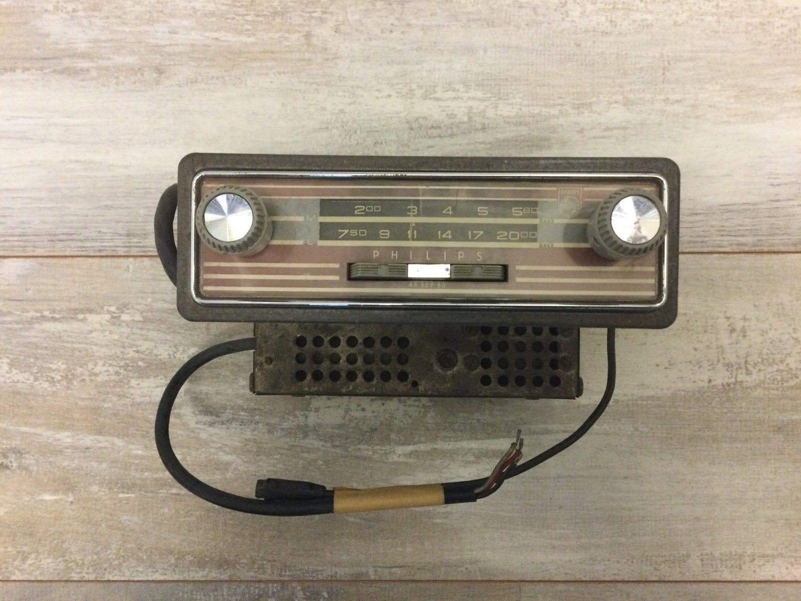 Vintage Philips oldtimer auto radio, Ophalen of Verzenden