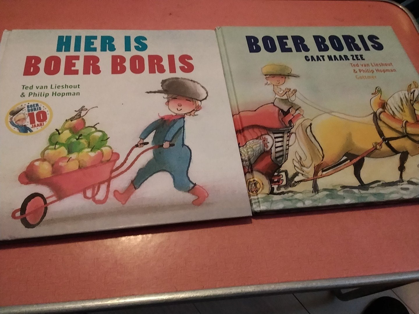 ted van Lieshout & Philips hopman boer boris € 7.50 per stuk, Ophalen of Verzenden, Gelezen, Fictie algemeen