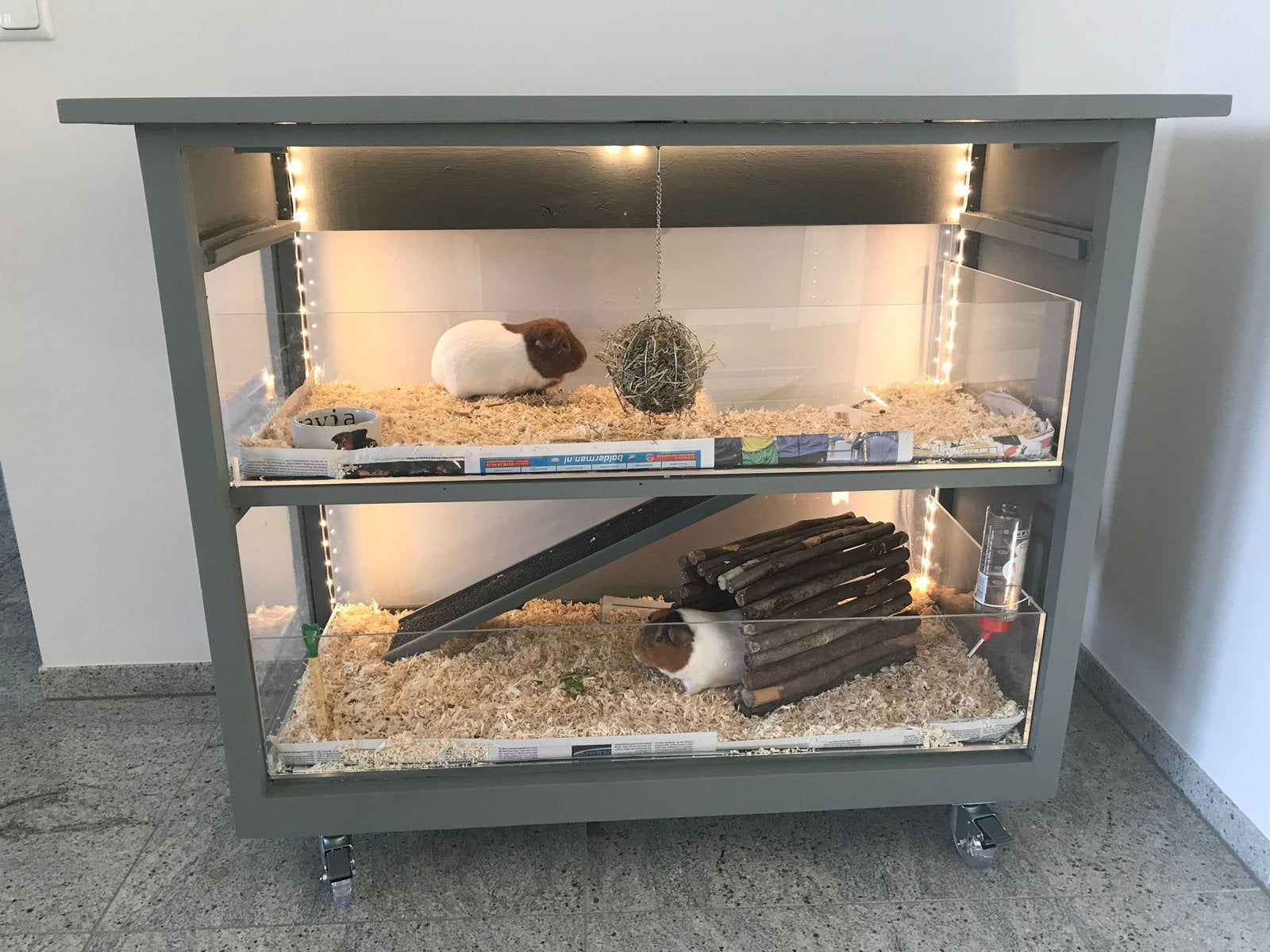 Kooi voor cavia’s, Dieren en Toebehoren, Ophalen, Gebruikt, Verzorging