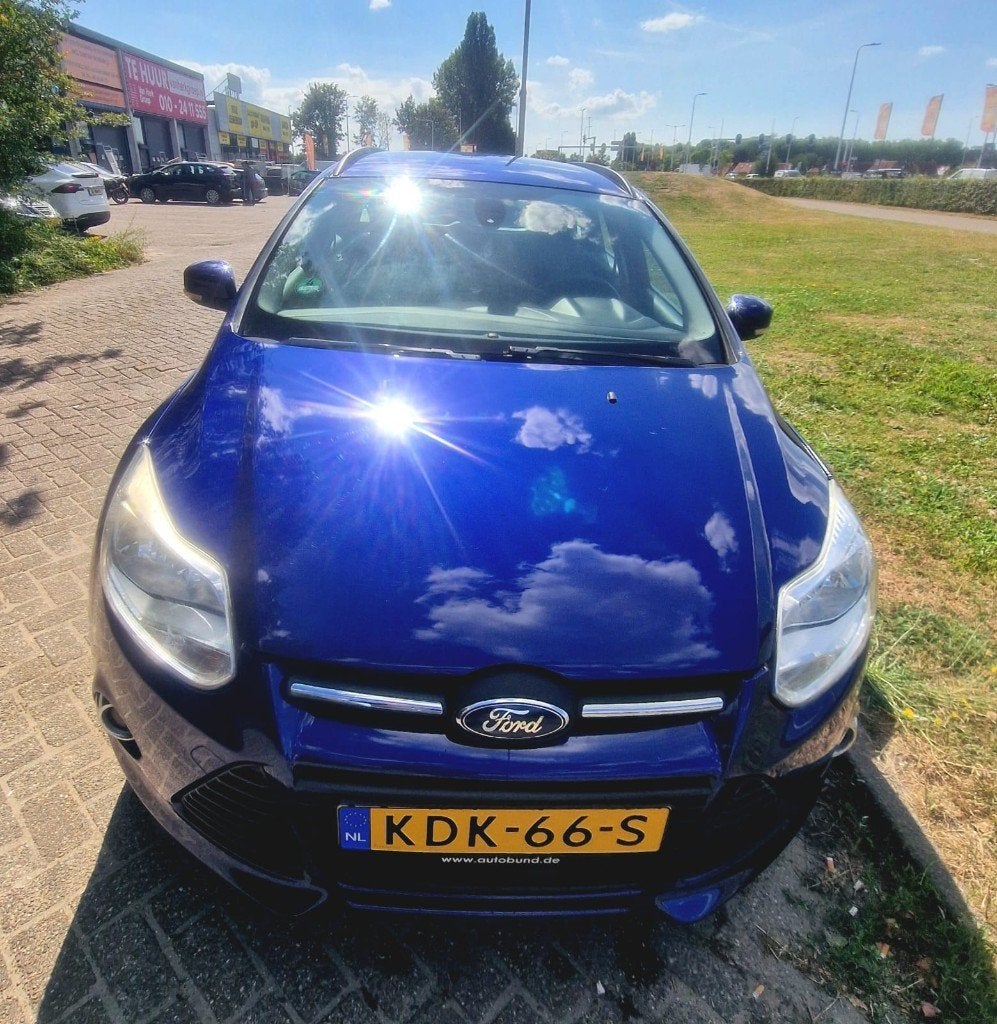 Ford Focus 1.0 Ecoboost 92KW Wagon 2014 Blauw, Euro 5, 125 pk, Blauw, Handgeschakeld