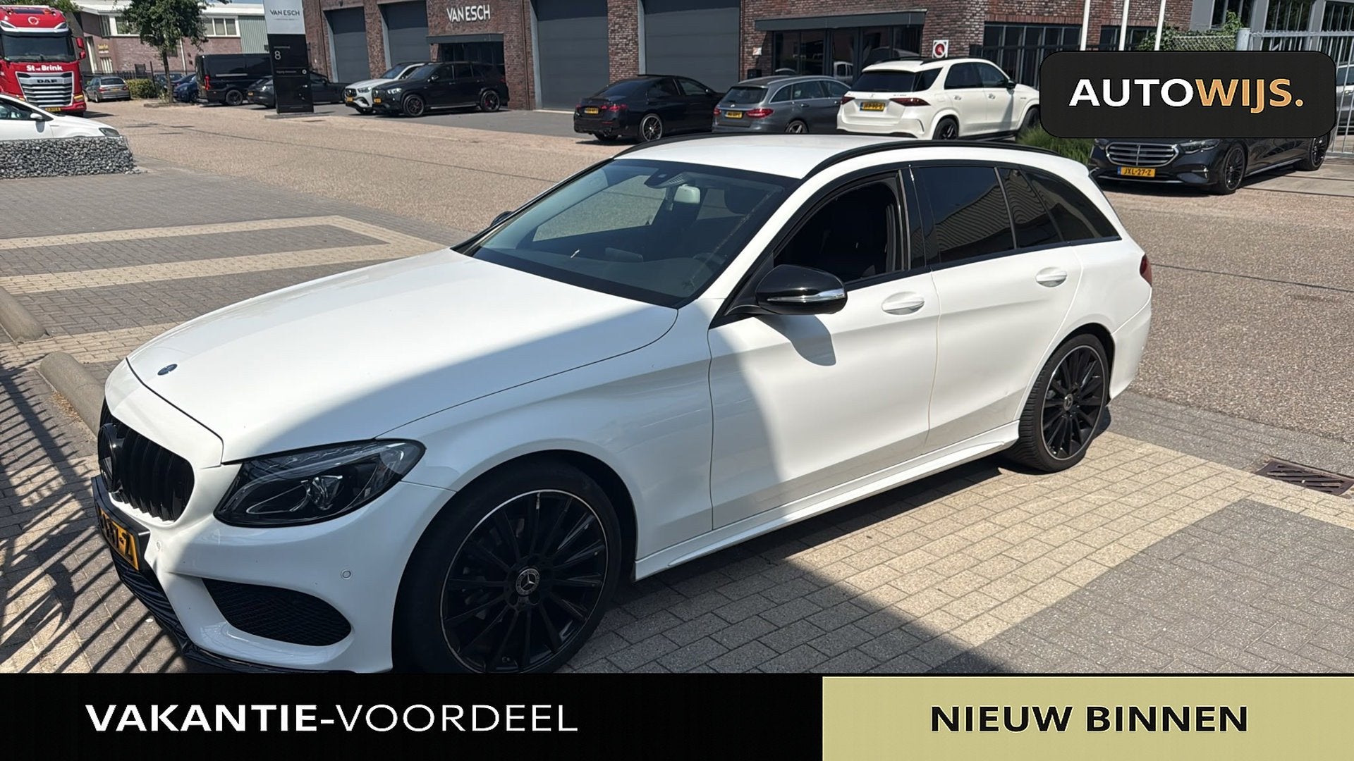 Mercedes-Benz C-klasse Estate 220 CDI Prestige|AMG LINE|TREK, Auto's, Mercedes-Benz, Automaat, Achterwielaandrijving, 4 cilinders
