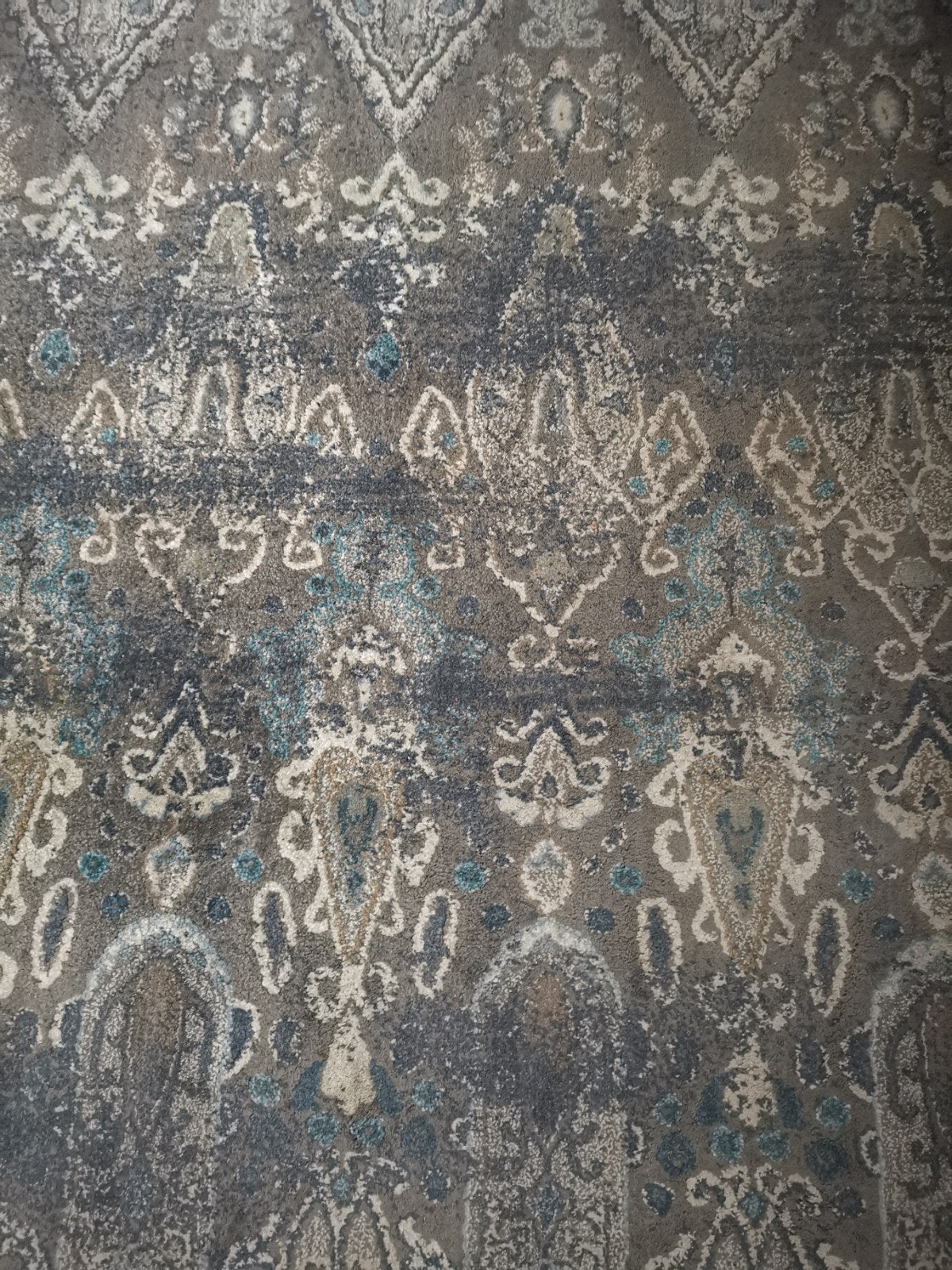 KLEED GRIJS/BLAUW LOMIRA 160x235, Ophalen, Grijs, 150 tot 200 cm, 200 cm of meer