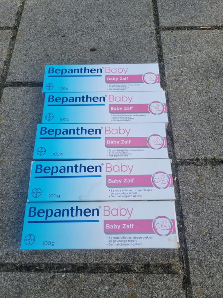 Bepanthen 5x 100 gram, Ophalen of Verzenden, Nieuw, Overige typen