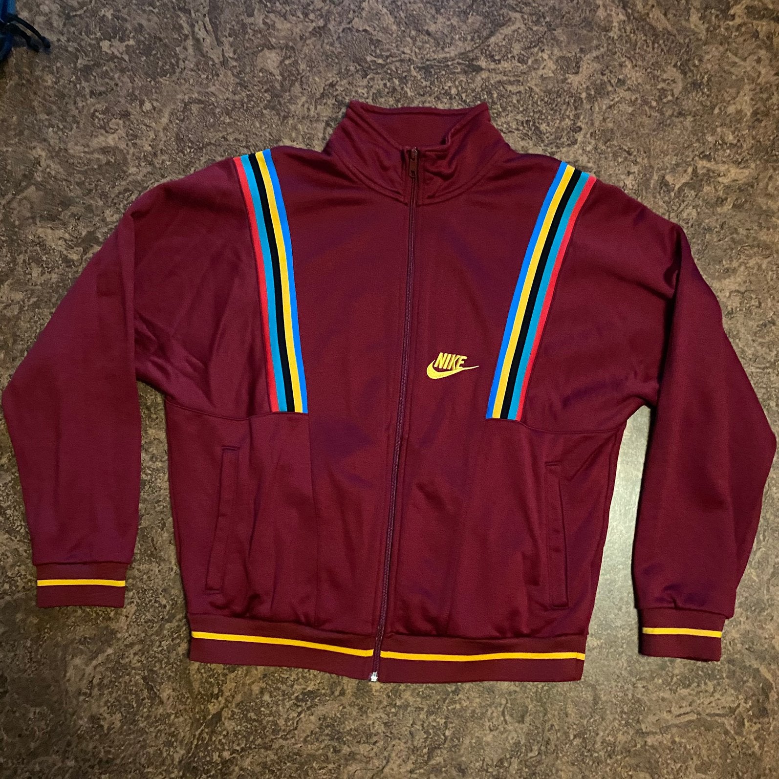 VINTAGE NIKE 1988 TERRY JACKET JASJE M (L), Ophalen of Verzenden, Zo goed als nieuw