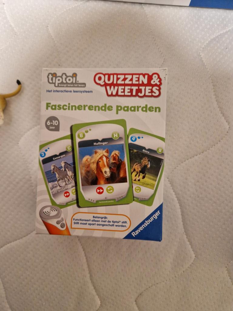 tiptoi Quizzen & Weetjes: Fascinerende paarden (6-10 jaar), Ophalen of Verzenden, Nieuw, Taal en Lezen, Met geluid