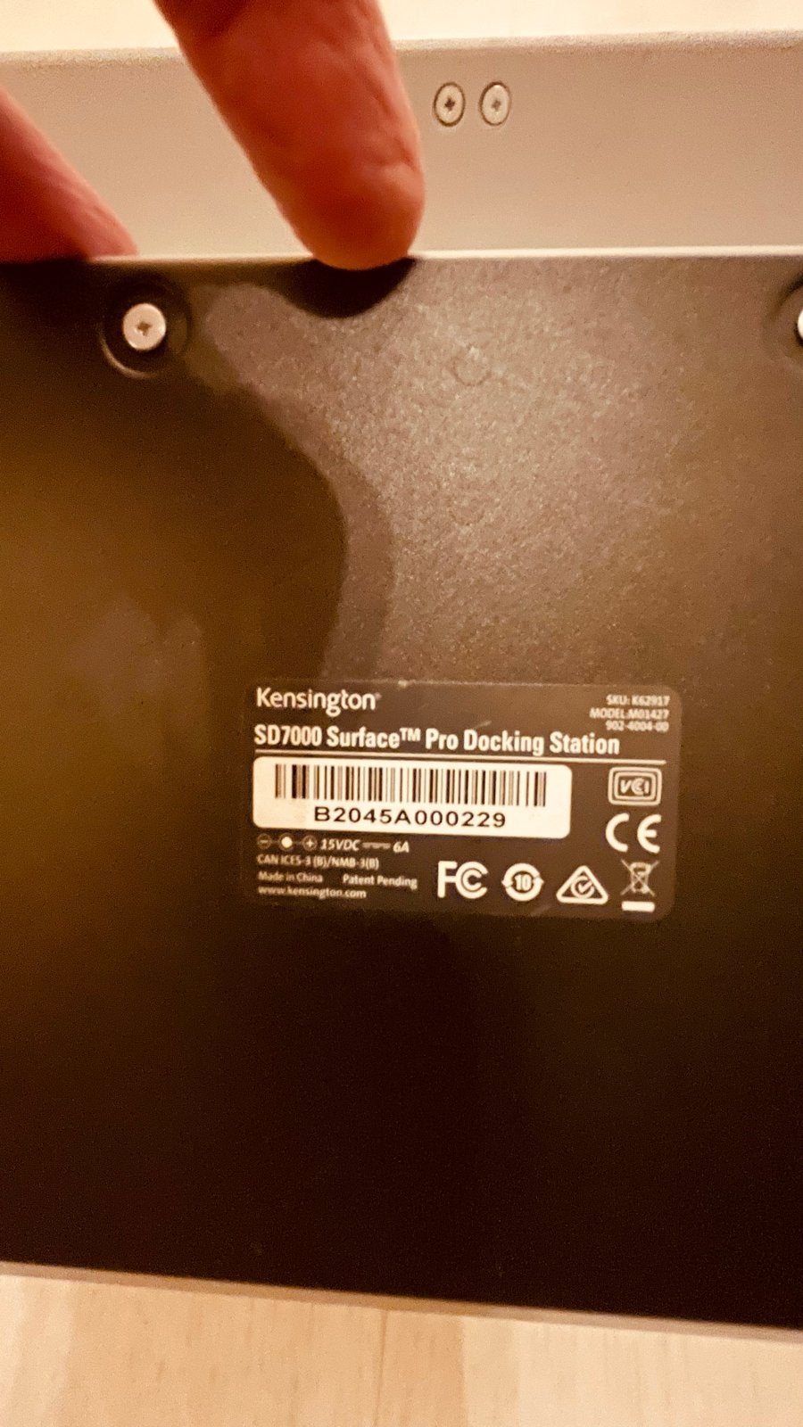 Kensington SD7000 Docking Station voor Microsoft Surface Pro, Ophalen, Gebruikt, Docking station, Laptop