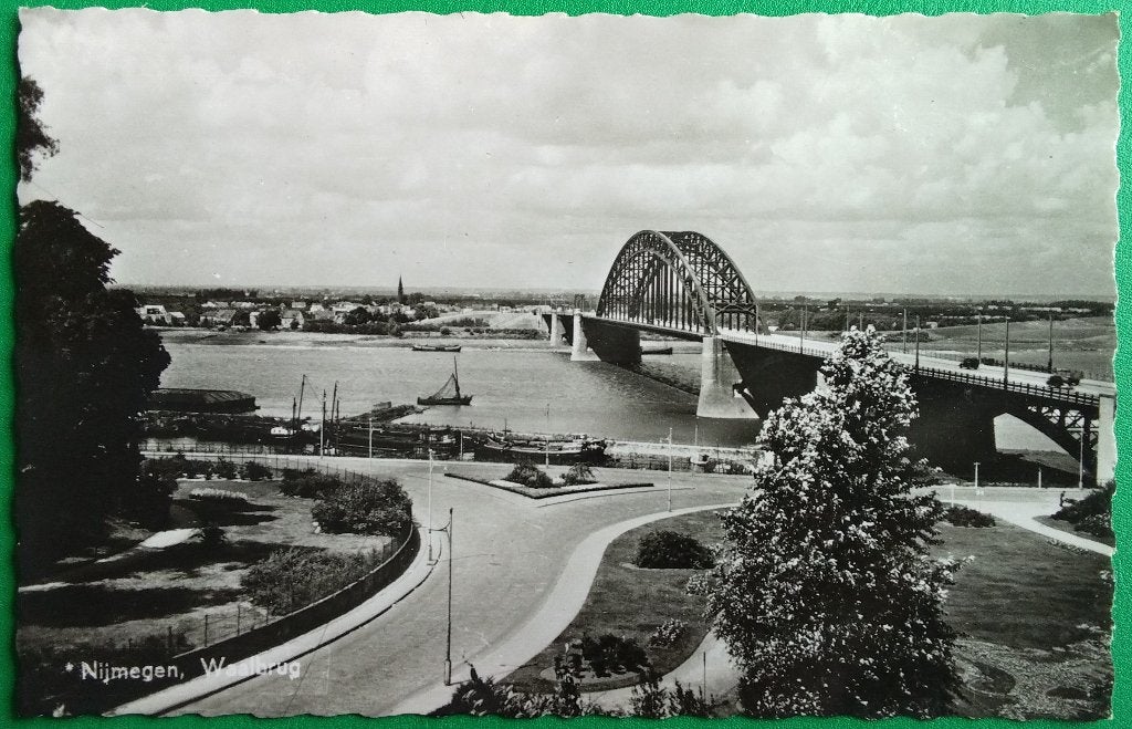 Nijmegen, Waalbrug. Klf, Verzamelen, Verzenden, 1960 tot 1980, Ongelopen, Gelderland
