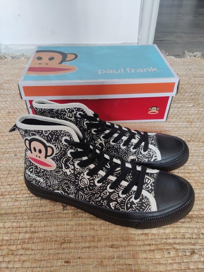 Nieuw in doos Paul frank canvas dames sneakers zwart/wit, Zwart, Nieuw, Ophalen of Verzenden, Sneakers of Gympen
