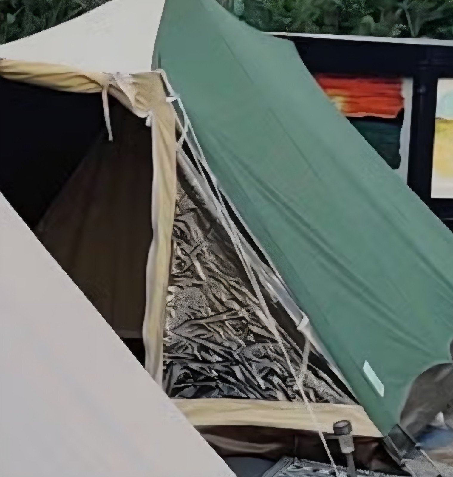 tent, Ophalen