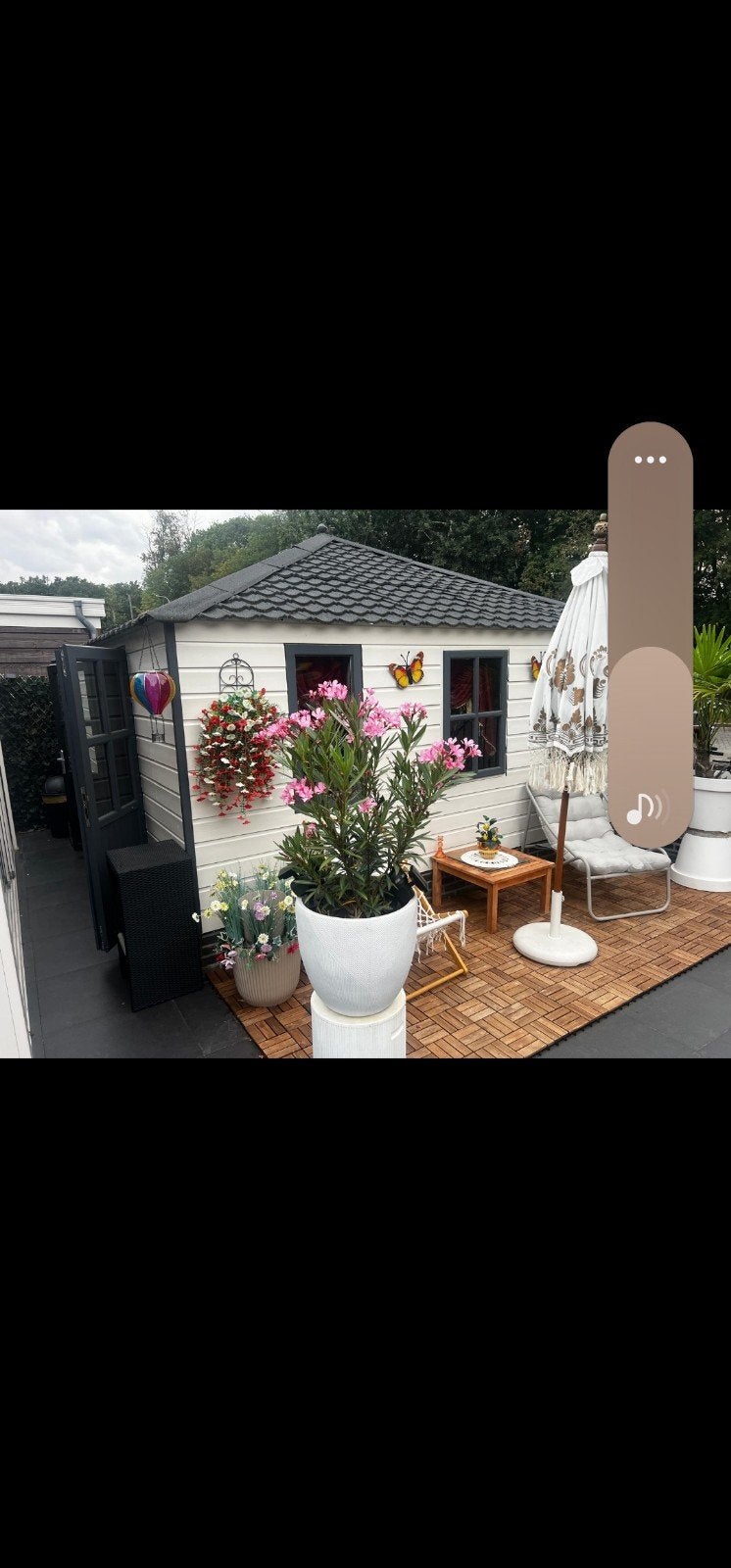 te koop sfeervol tuinhuis café, Ophalen, 200 tot 400 cm, 3 ramen of meer, 250 tot 500 cm