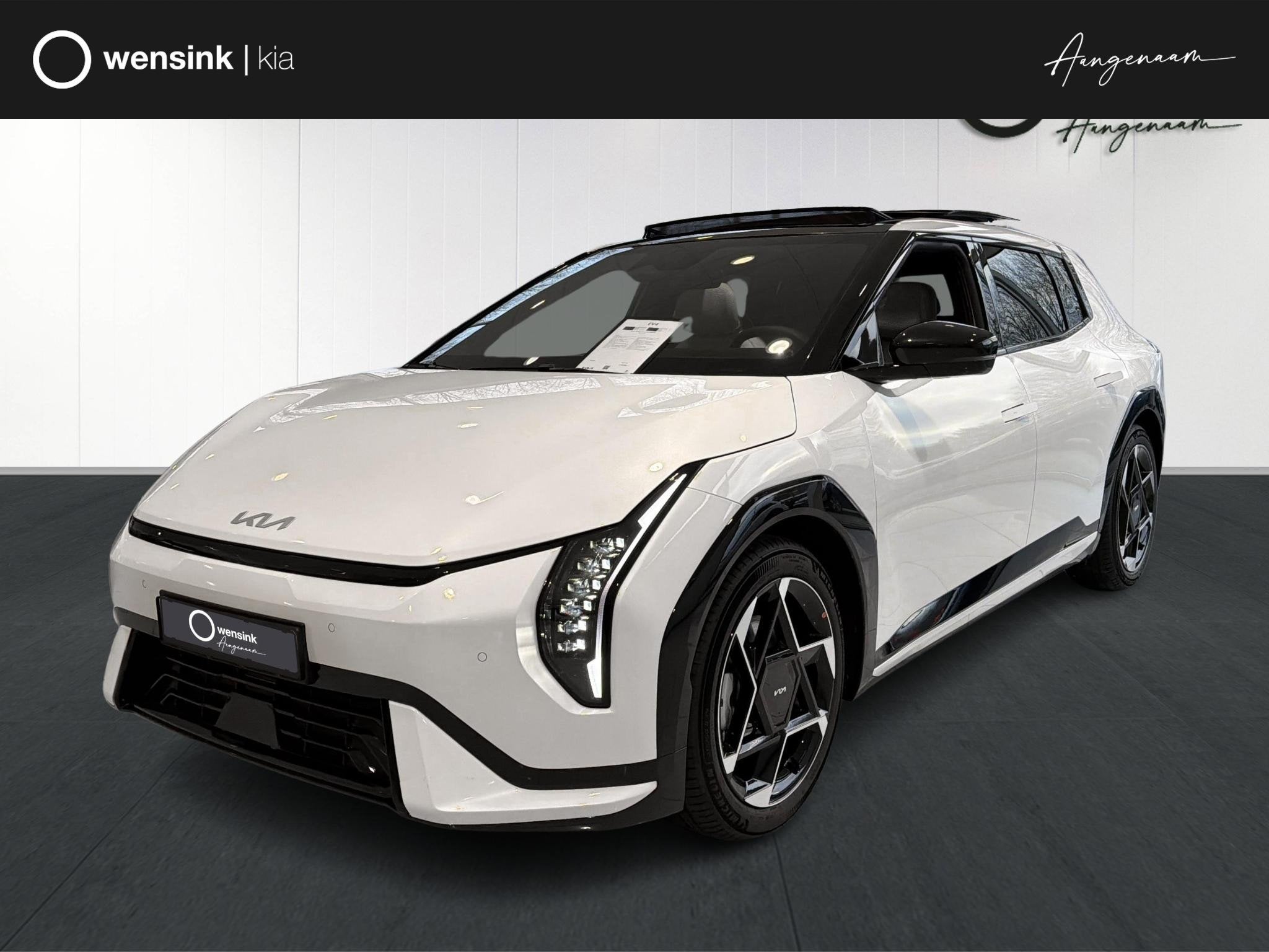 Kia EV4 GT-Line 81.4 kWh | Panoramaschuifdak | LED-Matrix |, Auto's, 81 kWh, 510 min, Zwart, 204 pk