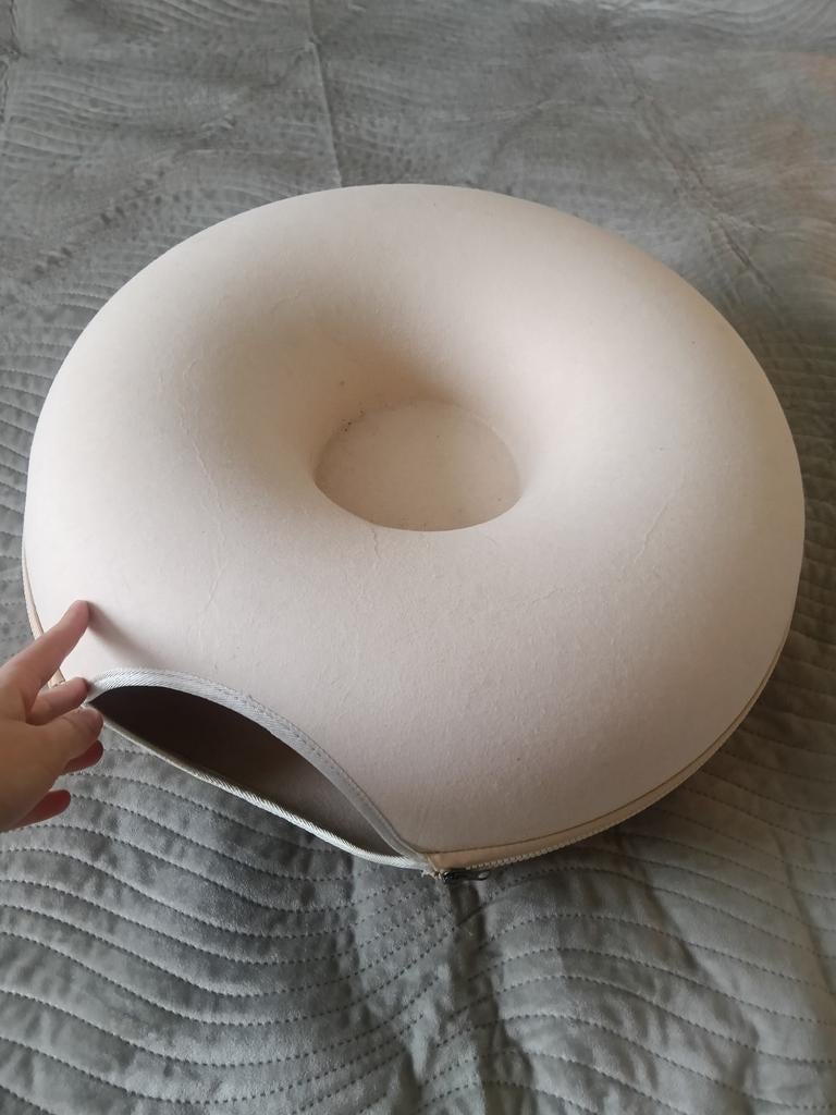 Kattendonut donut mand, Dieren en Toebehoren, Kattenmanden, Ophalen, Zo goed als nieuw, Vilt