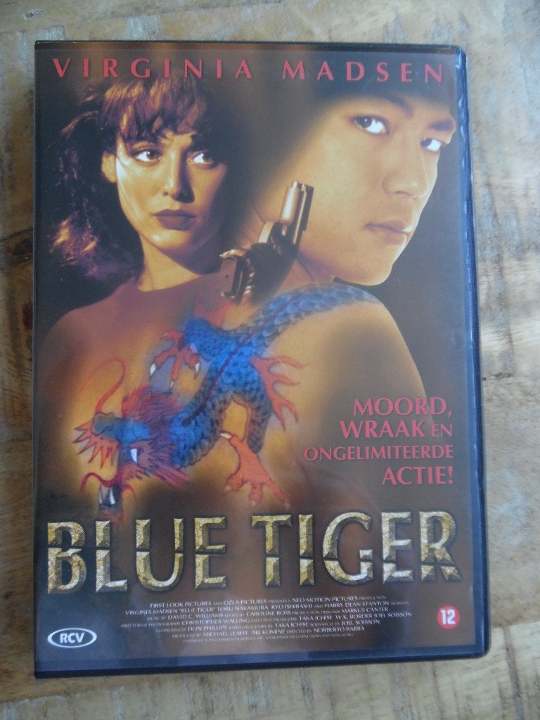AKTIE MISDAAD - BLUE TIGER - VIRGINIA MADSEN, Vanaf 16 jaar, Ophalen of Verzenden, Gebruikt, Overige gebieden