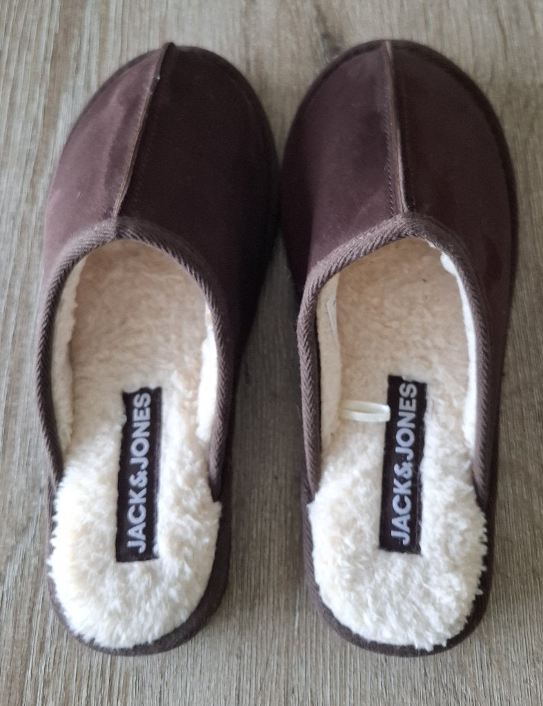 Jack & Jones Pantoffels, Bruin, Nieuw, Ophalen of Verzenden, Pantoffels of Sloffen