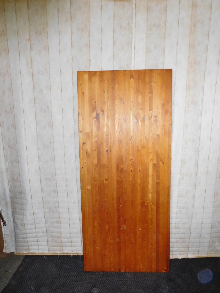 grenen eettafel, Ophalen, 50 tot 100 cm, Zo goed als nieuw, Vijf personen of meer