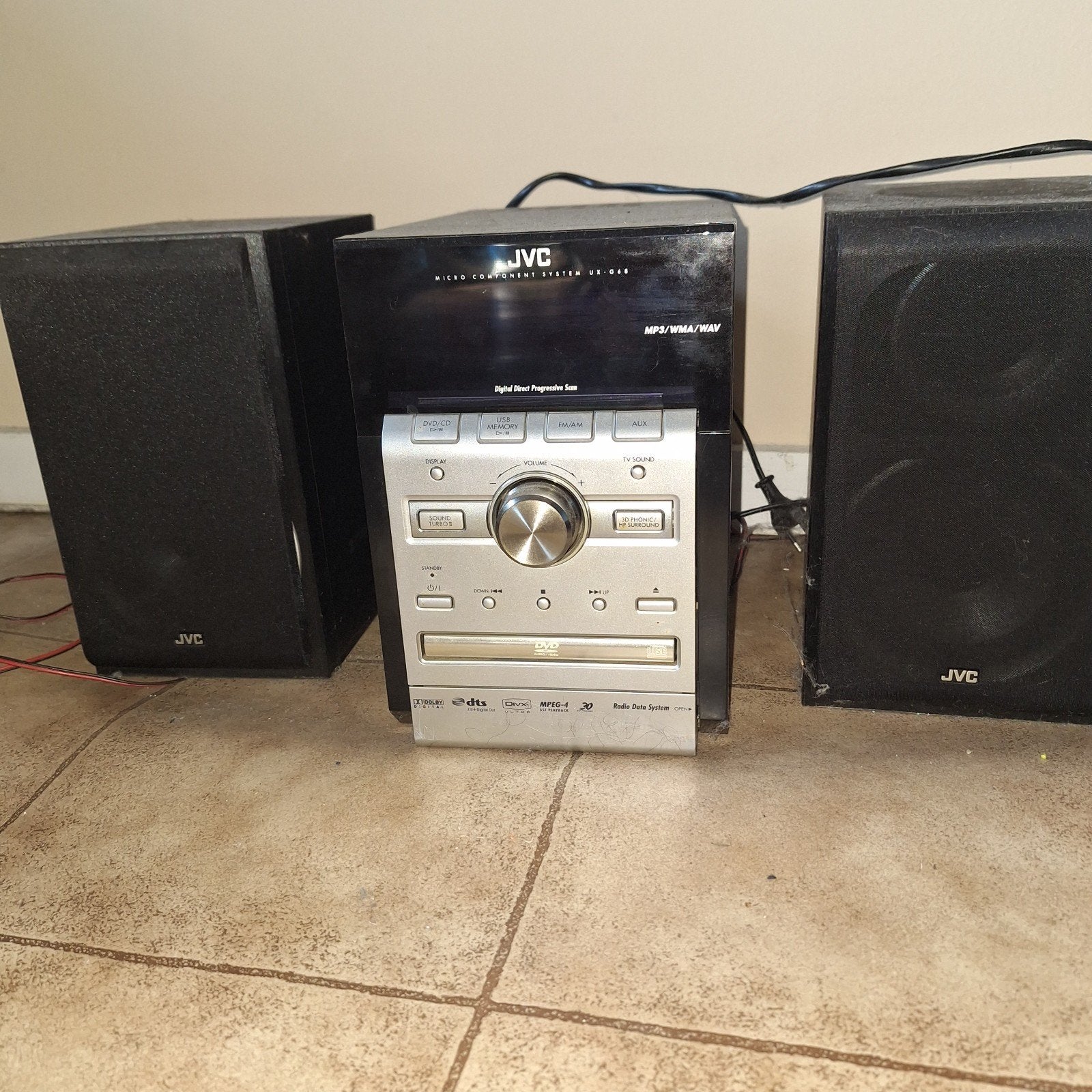 JVC Micro Component System UX-D88 met speakers, Ophalen, Gebruikt, JVC, Microset