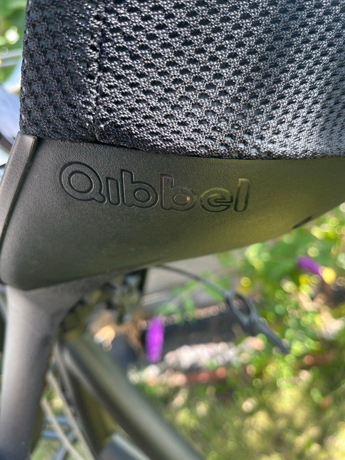 Qibbel fietszitje voor, Ophalen, 0 t/m 18 kg, Voorzitje, Gebruikt