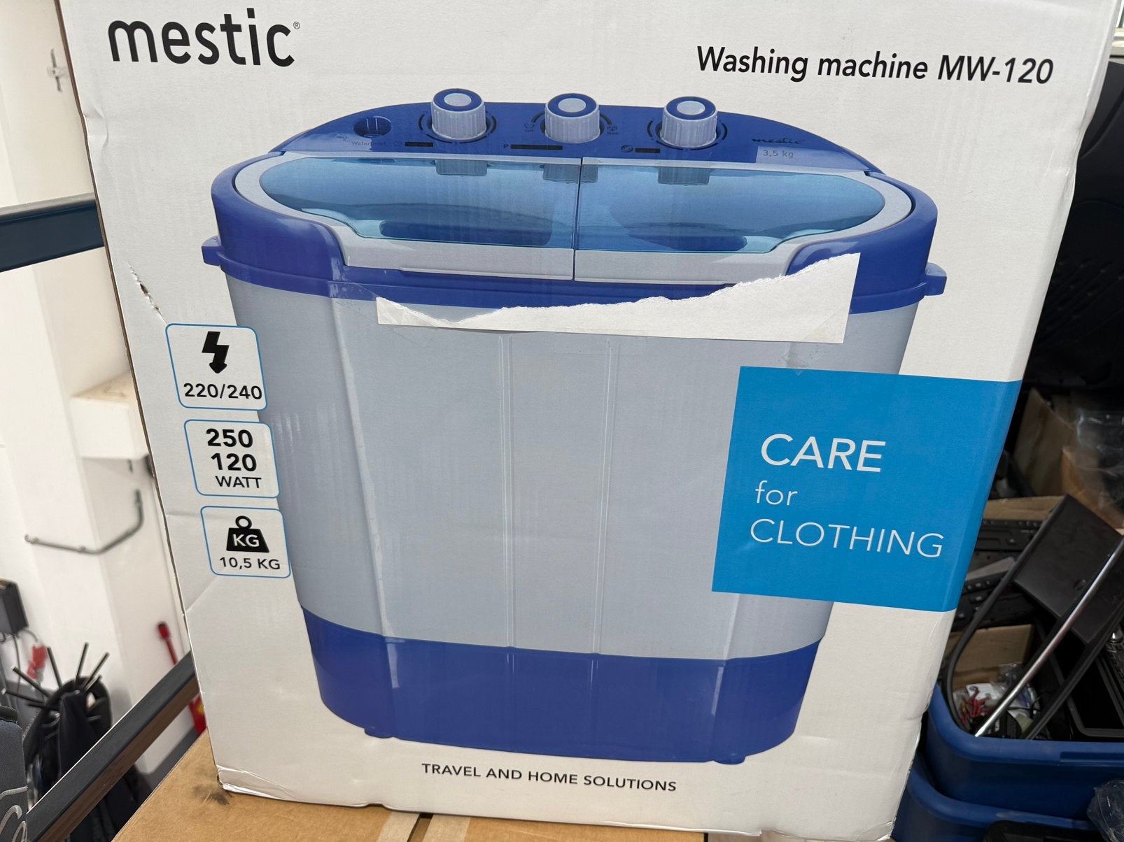 Compacte mini wasmachine voor camping caravan camper, Ophalen, Nieuw
