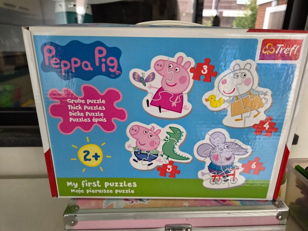 Peppa Pig My first puzzel, Ophalen, Minder dan 10 stukjes, Zo goed als nieuw, 2 tot 4 jaar