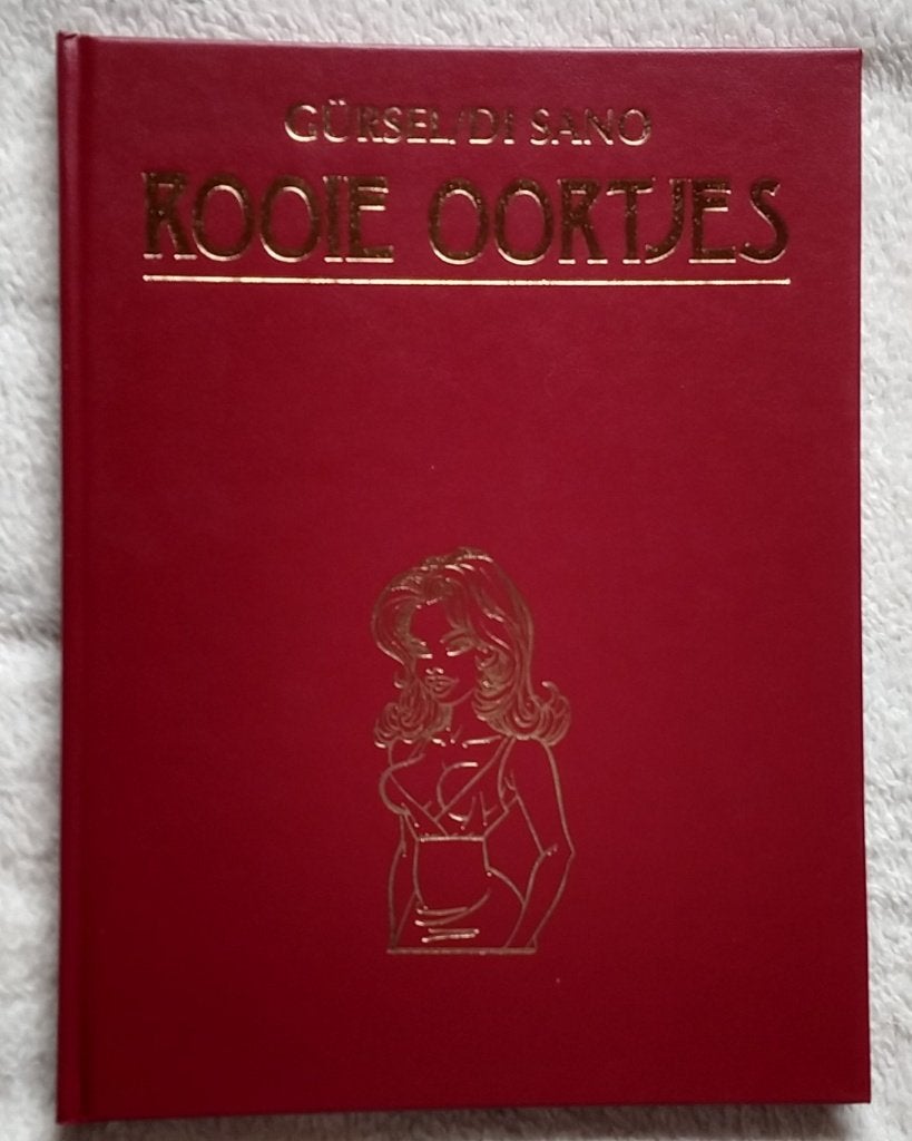 rooie oortjes hardcover, Gürsel Tino Eva, volgnr 23, Boeken, Stripboeken, Eén stripboek, Ophalen of Verzenden, Zo goed als nieuw