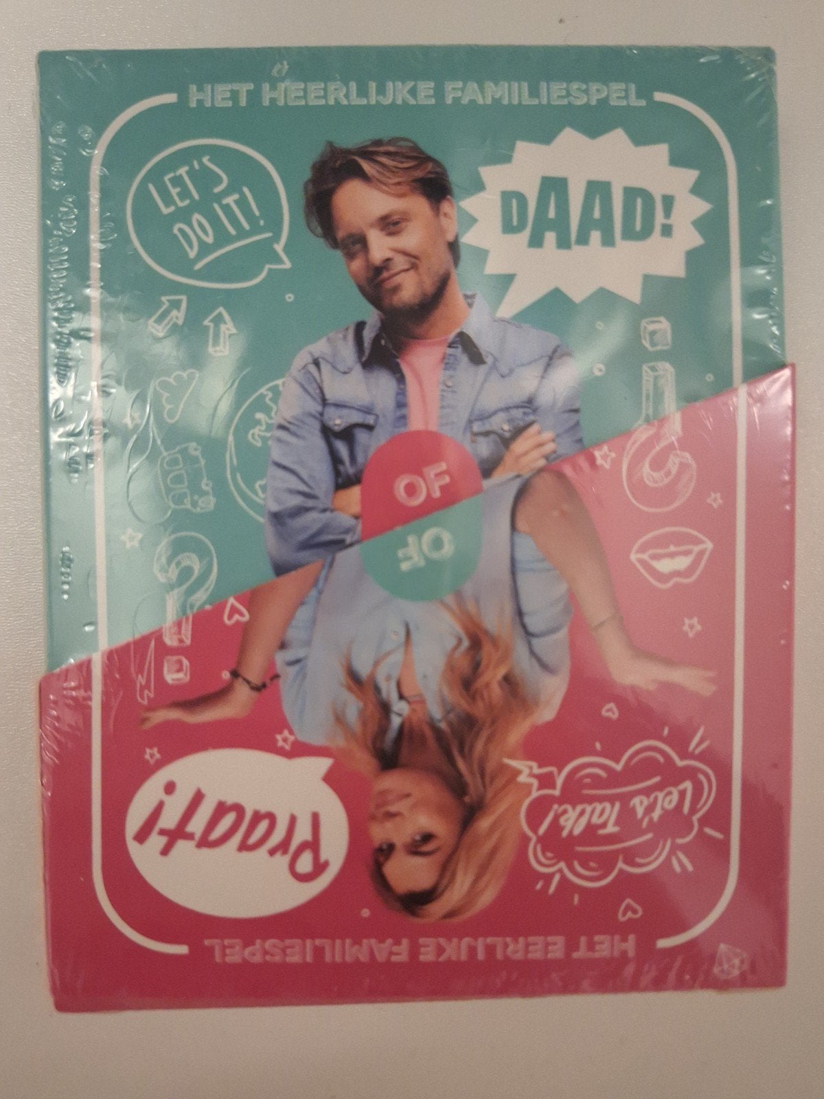 Het Heerlijke Familiespel: Praat! Of Daad!, Vijf spelers of meer, Ophalen, Nieuw, Onbekend