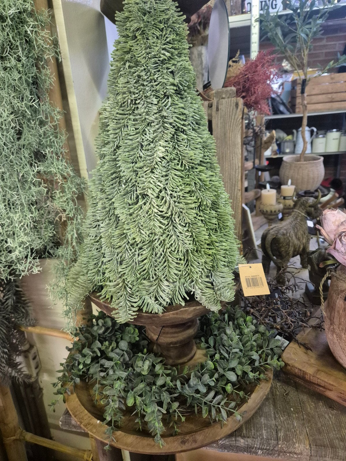 Nobilis kunst kerstboom 40cm, Helene Livingstyle, Fgh, 7531TJ, Nieuw
