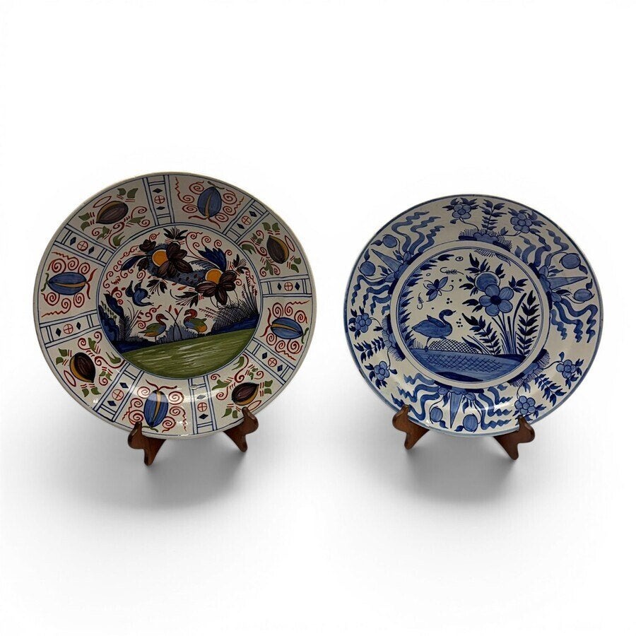 Twee Tichelaar schotels, Ophalen of Verzenden