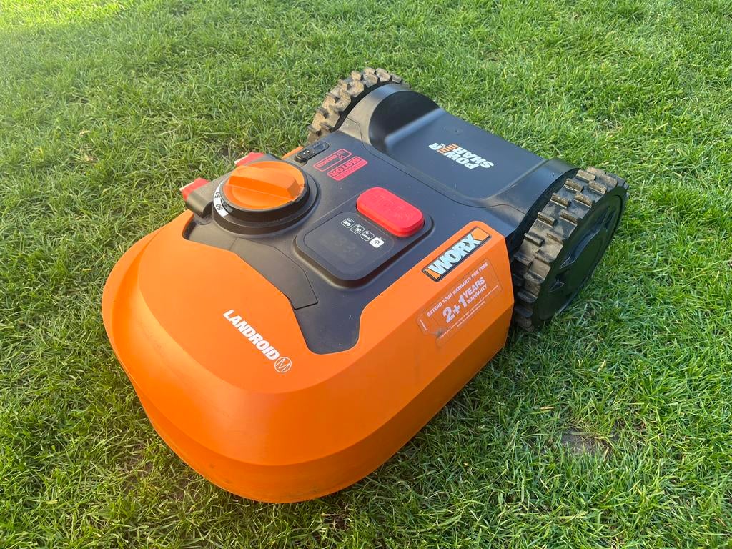 Worx M500 Robotmaaier, Tuin en Terras, Robotmaaiers, Ophalen of Verzenden, Gebruikt