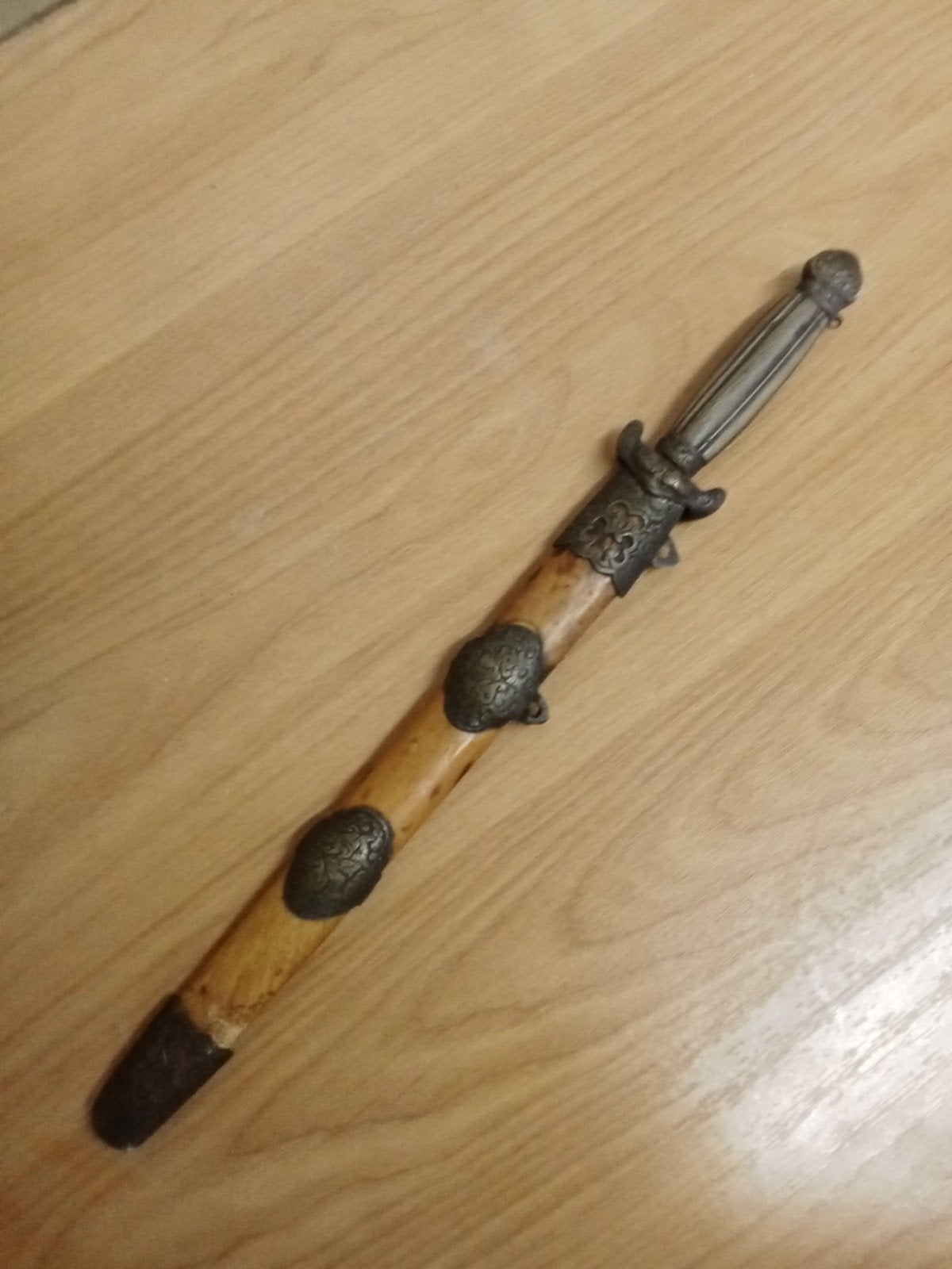 Antiek decoratief zwaard met schede - 30 cm, Antiek en Kunst, Antiek | Overige Antiek, Ophalen of Verzenden