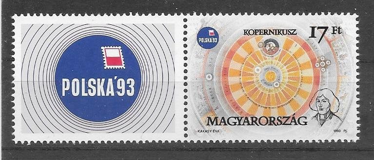 Hongarije 1993 Polska '93, Verzenden, Postfris