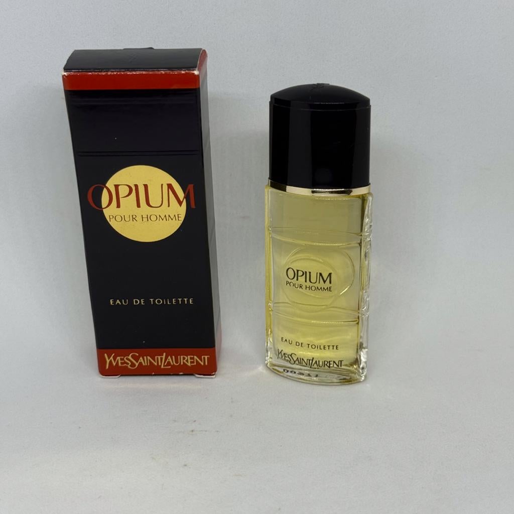 Parfumminiatuur Opium homme Yves Saint Laurent 7,5 ml edt, Ophalen of Verzenden, Nieuw, Miniatuur, Gevuld